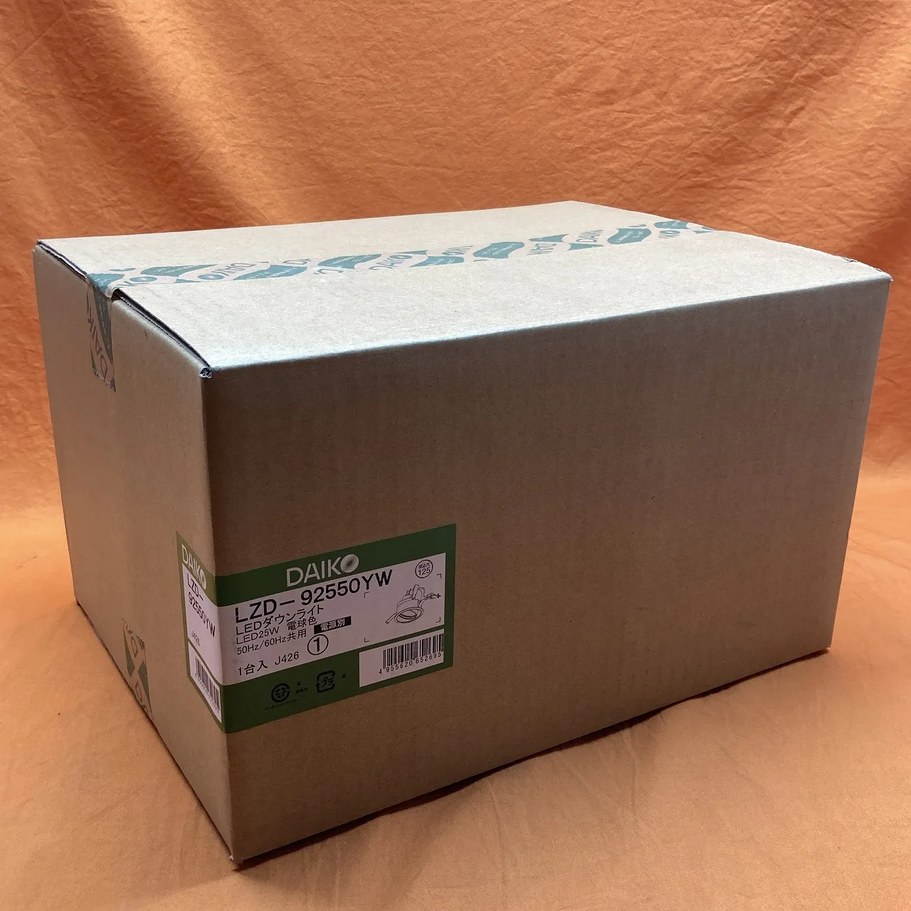 LEDユニバーサルダウンラDAIKOLZD-92550YW φ125 電球色
